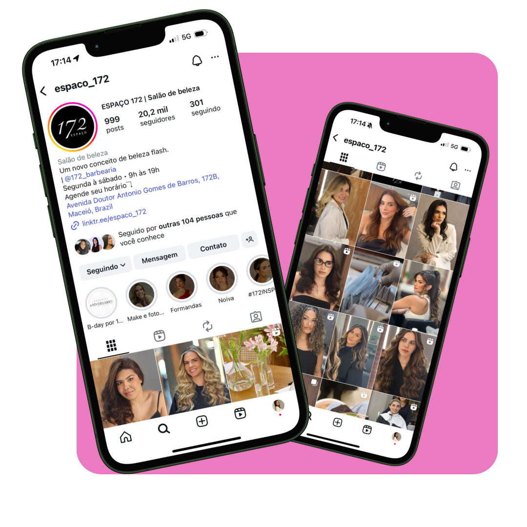 Instagram Mockup - Perfil de sucesso